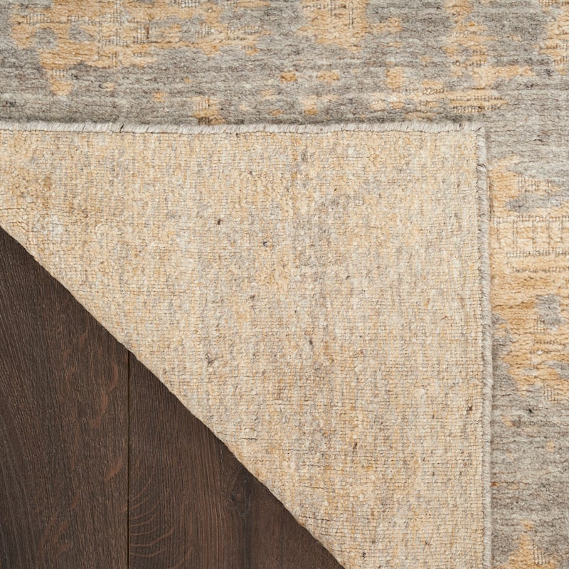 Nourison Harmony Indoor only Gold Abstract Area Rug