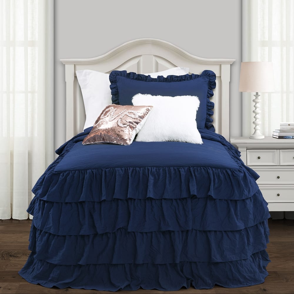 The Gray Barn Molly Mae Ruffle Skirt Bedspread Set