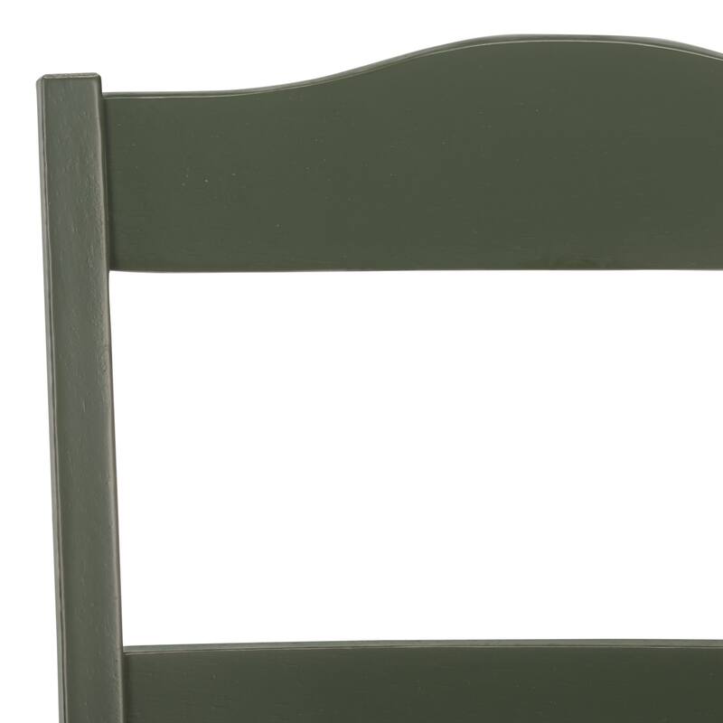 SAFAVIEH HOME Svetlana Ladder Back Side Chair - 18"W x 21"D x 40"H