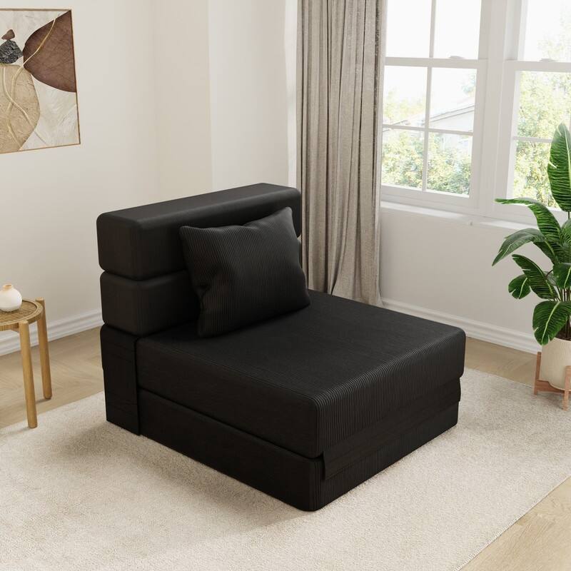 Convertible Compression Corduroy Sectional Sofa