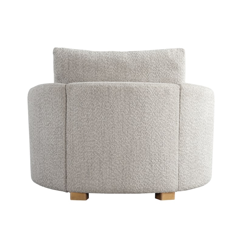 Studio Living Myers Large Accent Chair in Boucle Fabric
