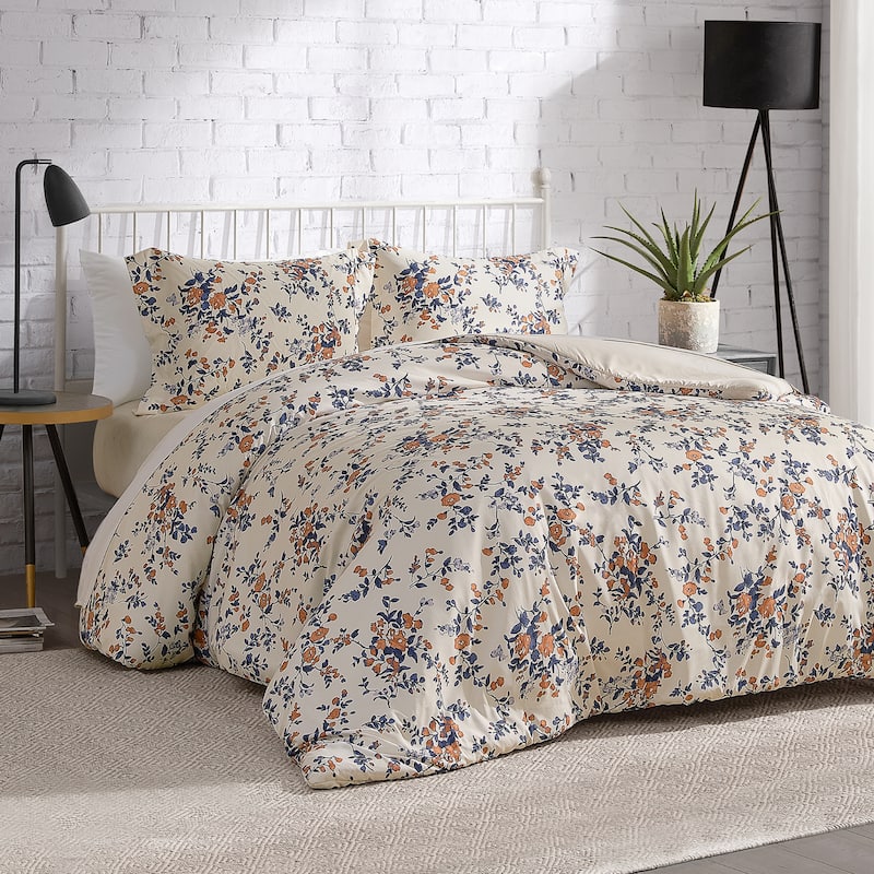 Lucky Brand Garden Bouquet Reversible Comforter Sets