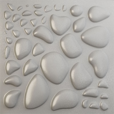 19 5/8"W x 19 5/8"H Shale EnduraWall Decorative 3D Wall Panel