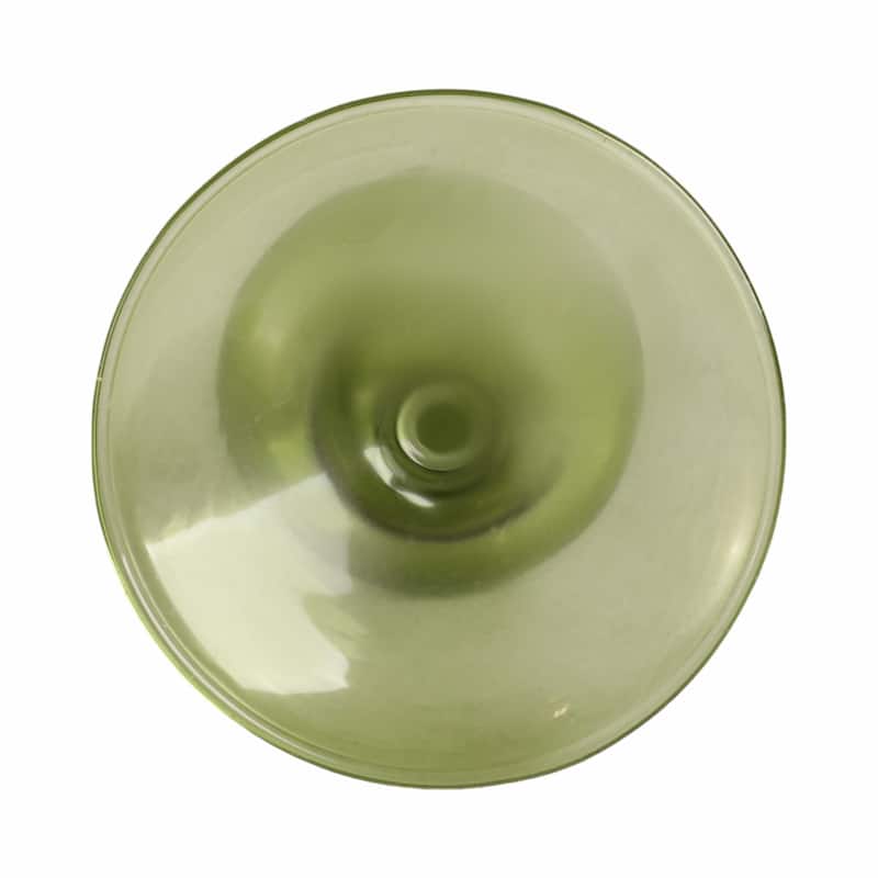 Modern Bubble Glass Candle Holder with Rounded Accent Base