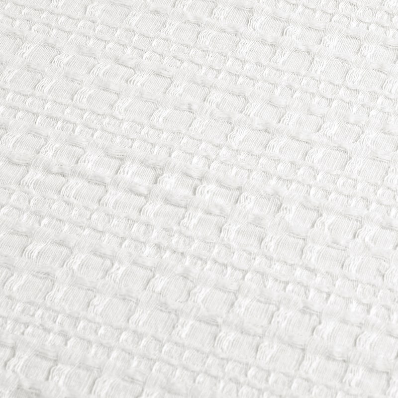Lush Decor Haniya Solid Waffle Woven Cotton Textured Duvet Cover 3 Pieces Set