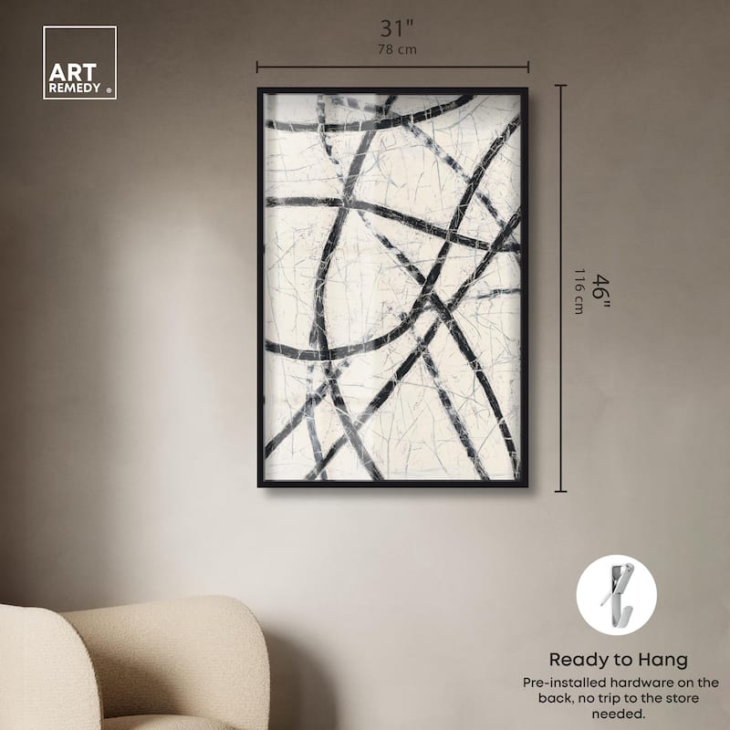 Intersecting Lines II Shadowbox by Art Remedy