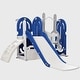 preview thumbnail 4 of 55, Toddler Slide and Swing Set 5 in 1