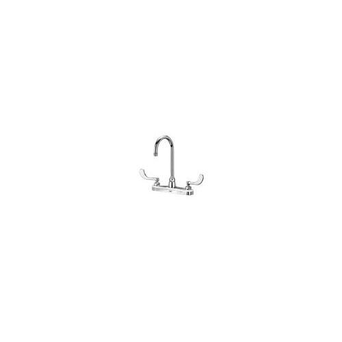 Shop Zurn Z871b4 Xl Fc Gooseneck Lead Free Double Handle Kitchen