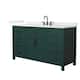 Option Green / Giotto Quartz Top / Matte Black Hardware