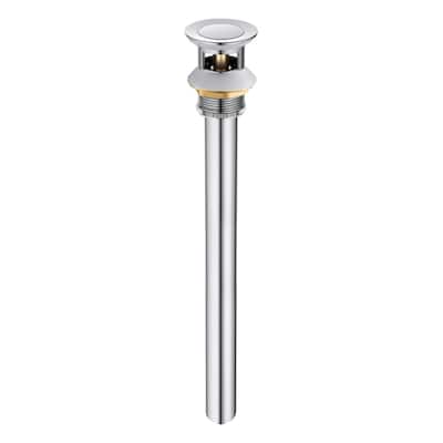Bathroom Sink Pop Up Drain Stopper with 12" tailpiece, with Overflow