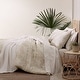 preview thumbnail 4 of 10, Tommy Bahama Costa Blanca Beige Cotton Reversible Duvet Cover Set