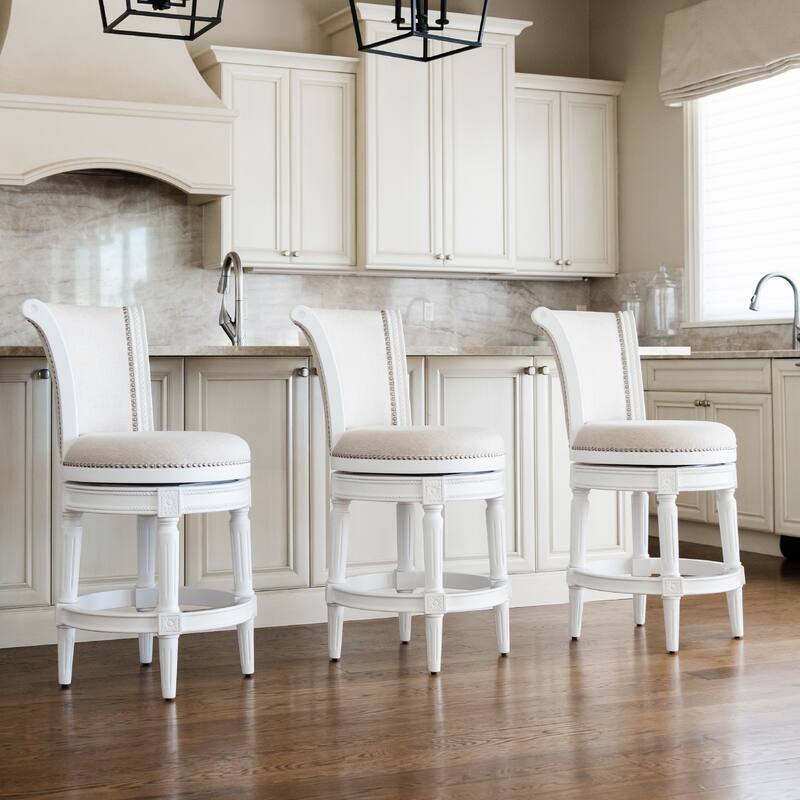 Maven Lane Pullman Swivel Kitchen Dining Stool