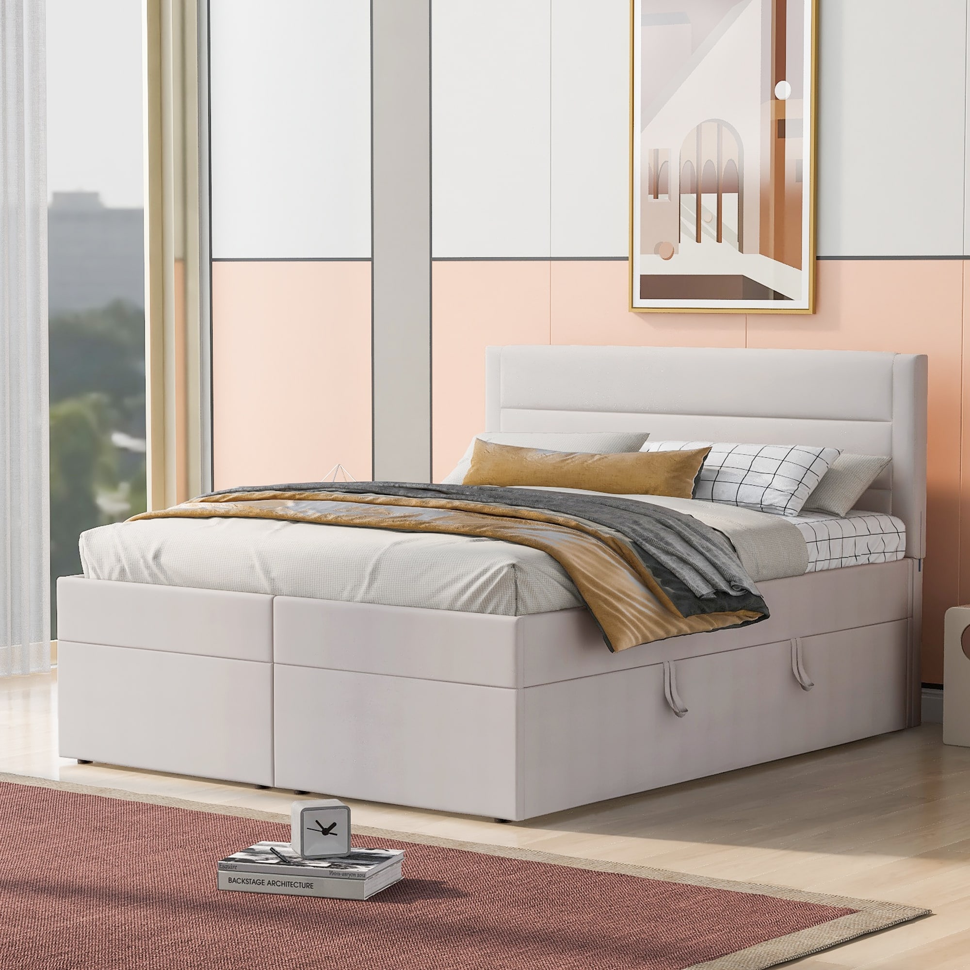 Nordik queen sale size platform bed