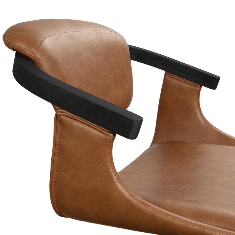 Art Leon Swivel and Height Adjustable Home Office Desk Chair with Rolling