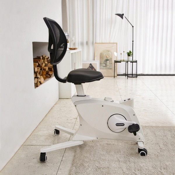 Home office standing desk best sale exercise bike