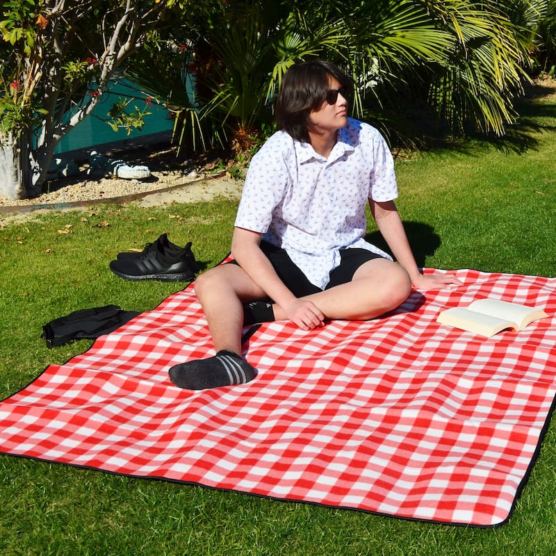 Picnic At Ascot Extra large Picnic Blanket