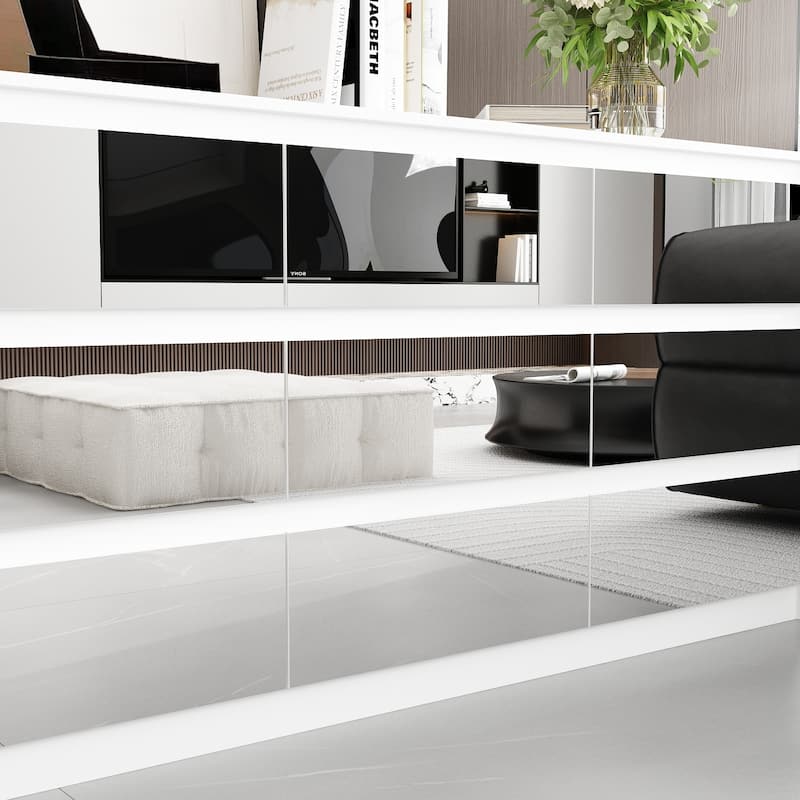 Modern Dresser for Bedroom 9 Drawers Wood Dresser Chest of Drawers