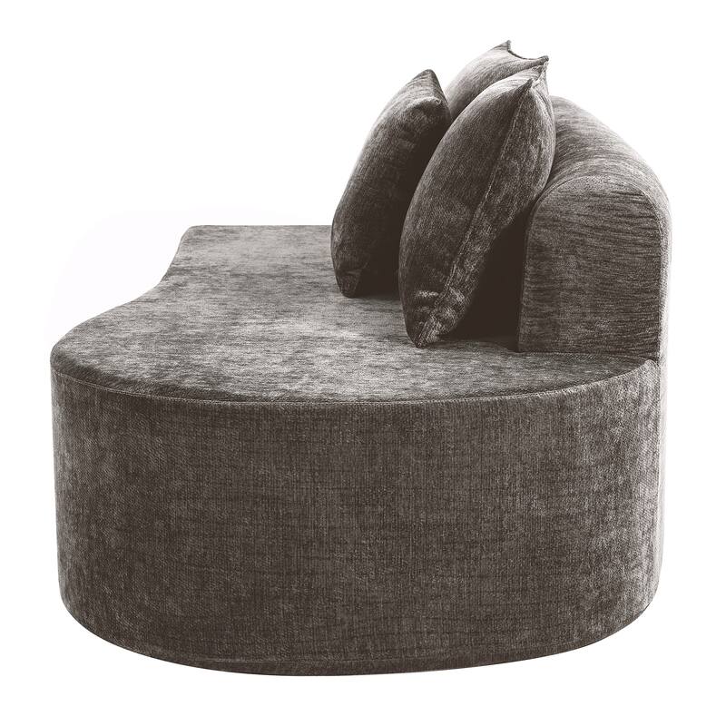 Christopher Knight Home - Curved Modular 138.6" Upholstered Sectional Sofa