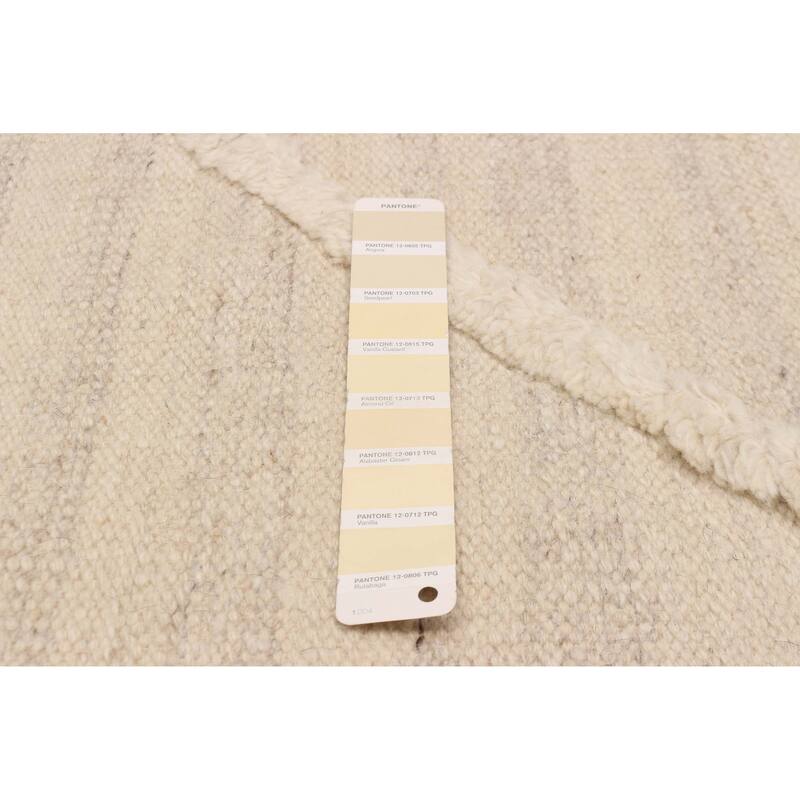 ECARPETGALLERY Hand-knotted Tangier Cream Wool Rug - 9'2 x 12'0
