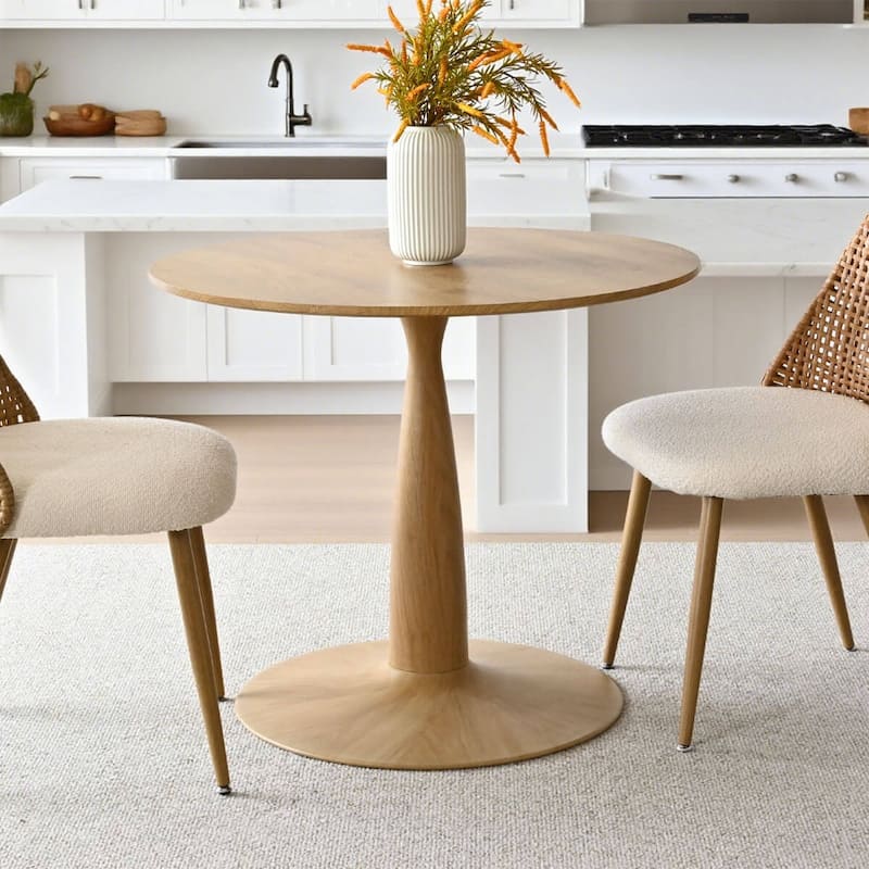 Round Pedestal Dining Table - 34.5