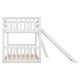 preview thumbnail 6 of 10, Twin over Twin Bunk Bed with Convertible Slide and Reversible Ladder, Low Bunk Design