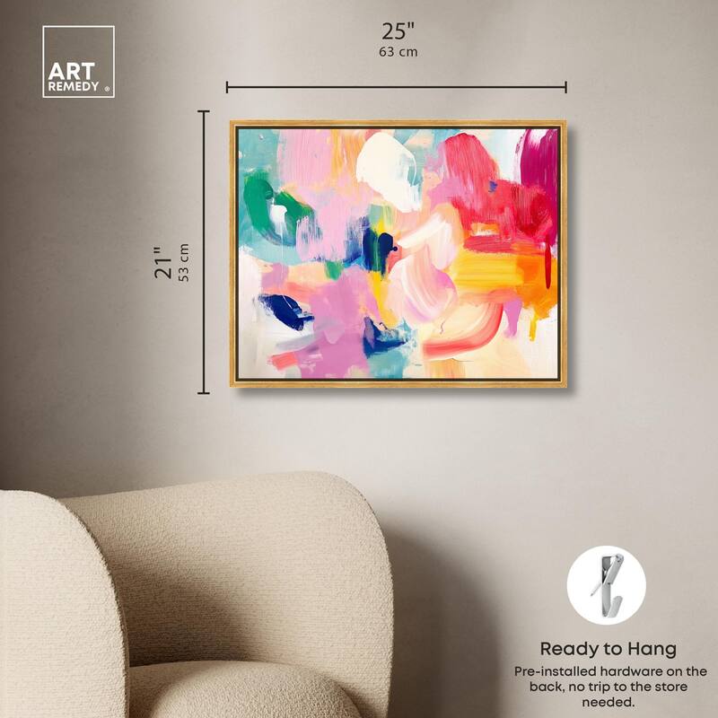 Pigment Play I Canvas by Art Remedy
