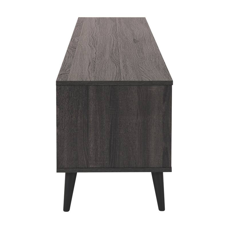 Cole TV Bench with Open Shelves, TVs up to 85" - N/A