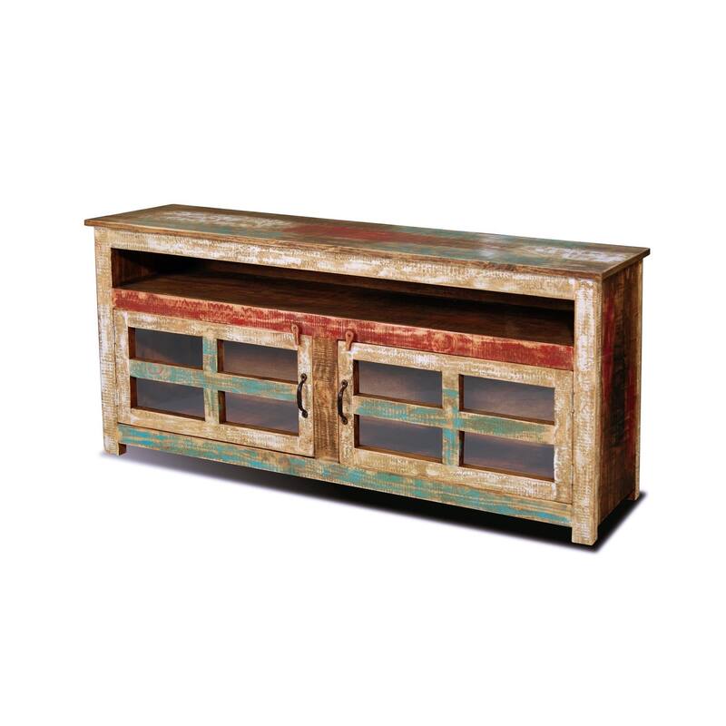La Boca Glass Door TV Stand - 65"
