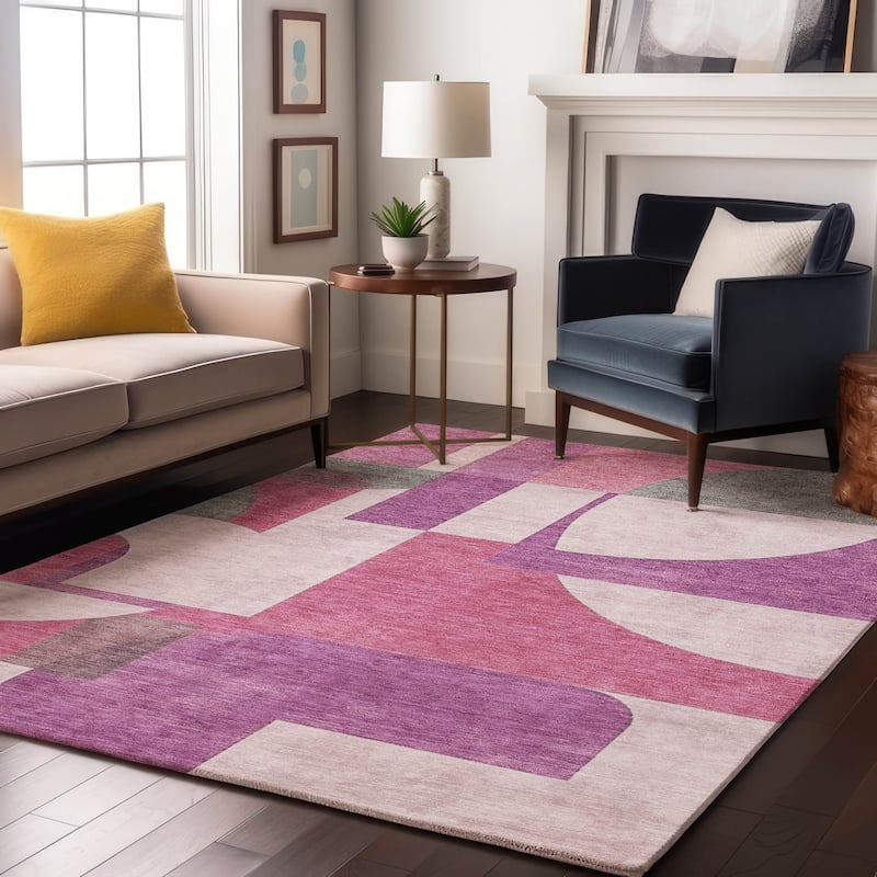 Premium Washable Super Soft Geo Modern Mayfield Rug