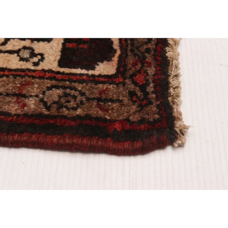 ECARPETGALLERY Hand-knotted Andelz Dark Navy Wool Rug - 3'1 x 9'4