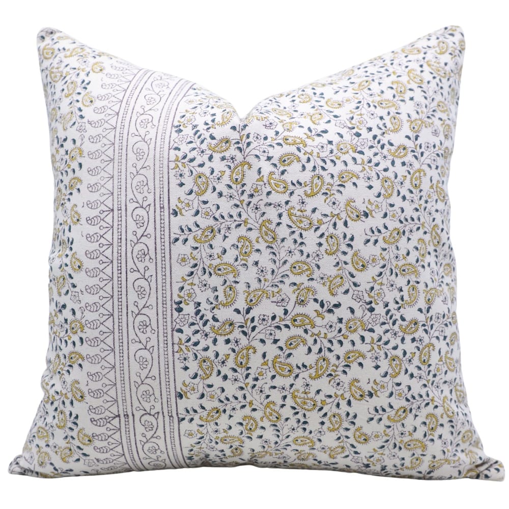 Fabdivine 100% Cotton Bed or Living Room Floral Pillow Cover, Kerijaal