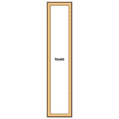 10x60 Frame Gold Plein Aire Solid Wood Picture Frame Width 2 Inches |