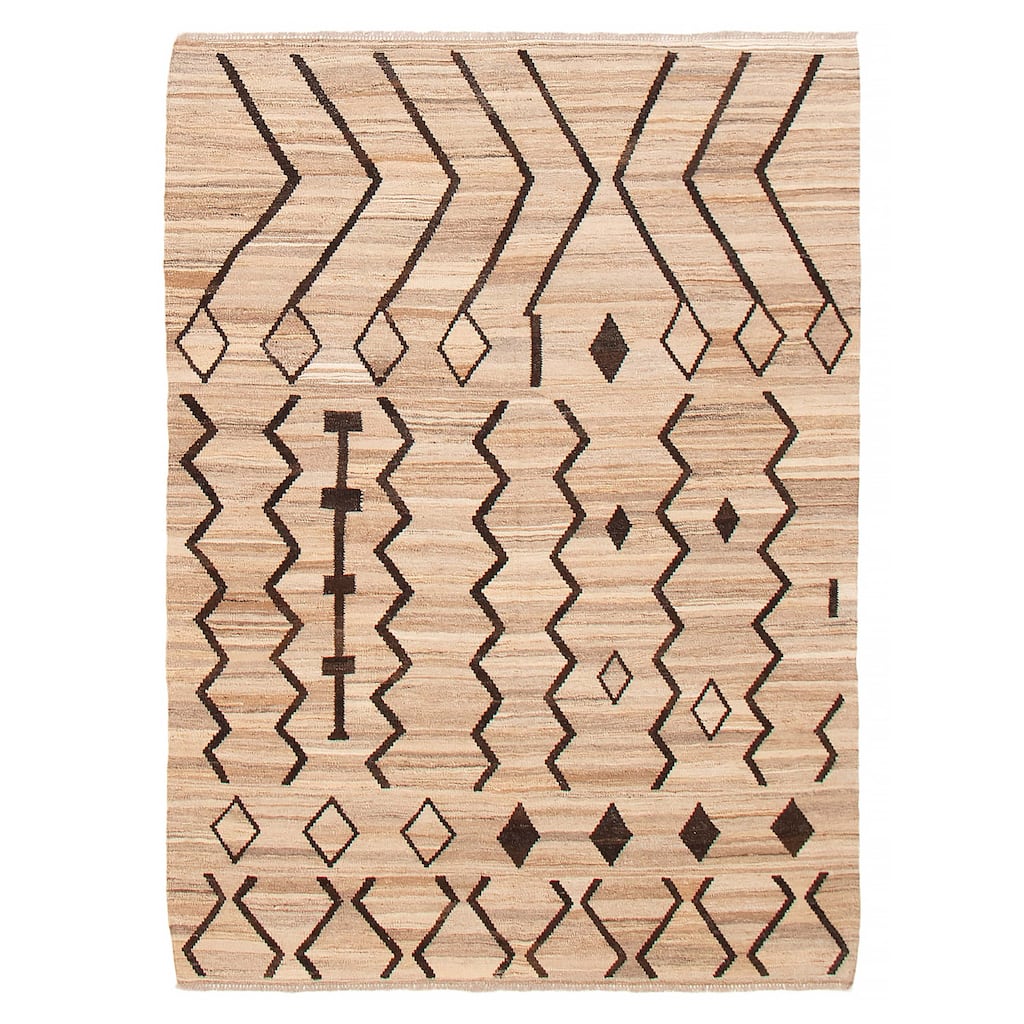 Sivas Tan Kilim 5'9" x 7'10" - 5'9 x 7'10