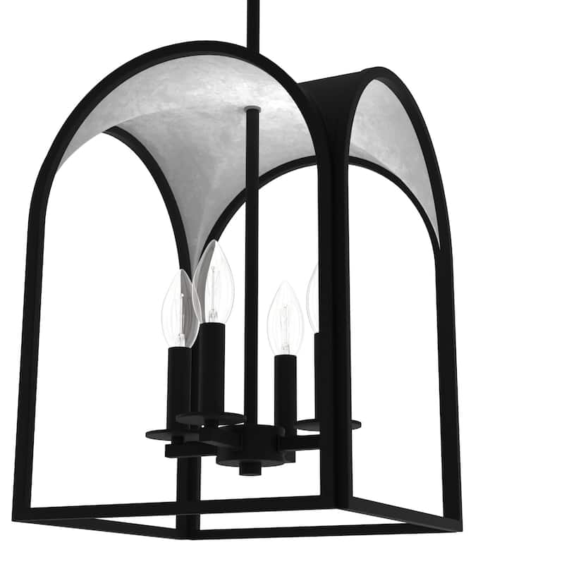 Hunter 12" Dukestown 4-Light Pendant - Kitchen Island, Dining Room, Entry - Contemporary, Industrial, Transitional