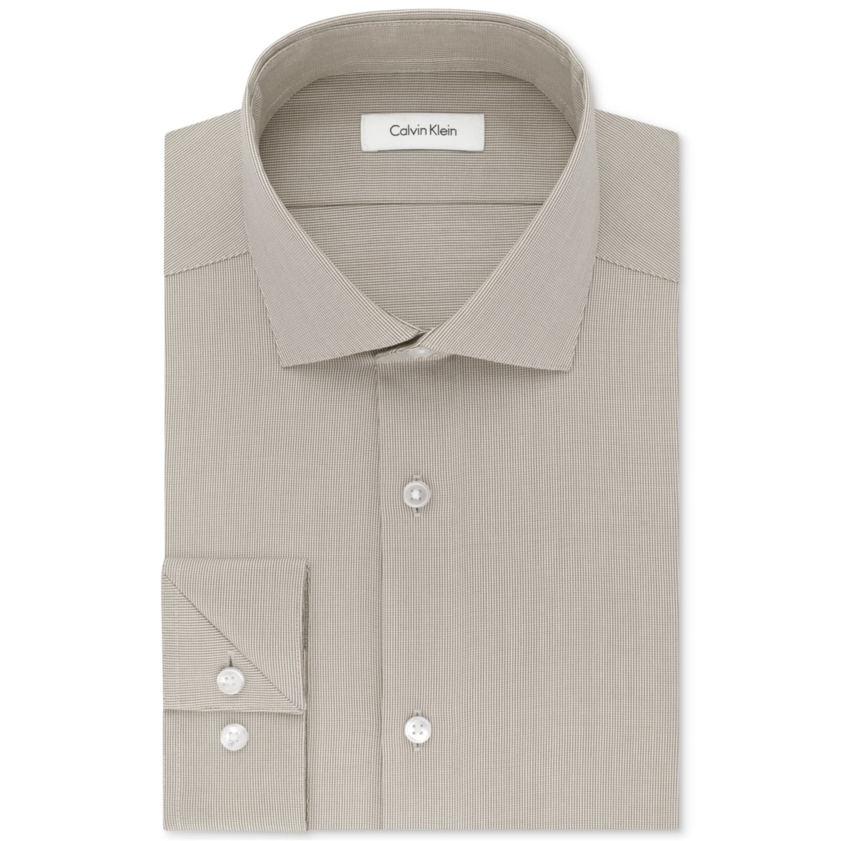 calvin klein white button up