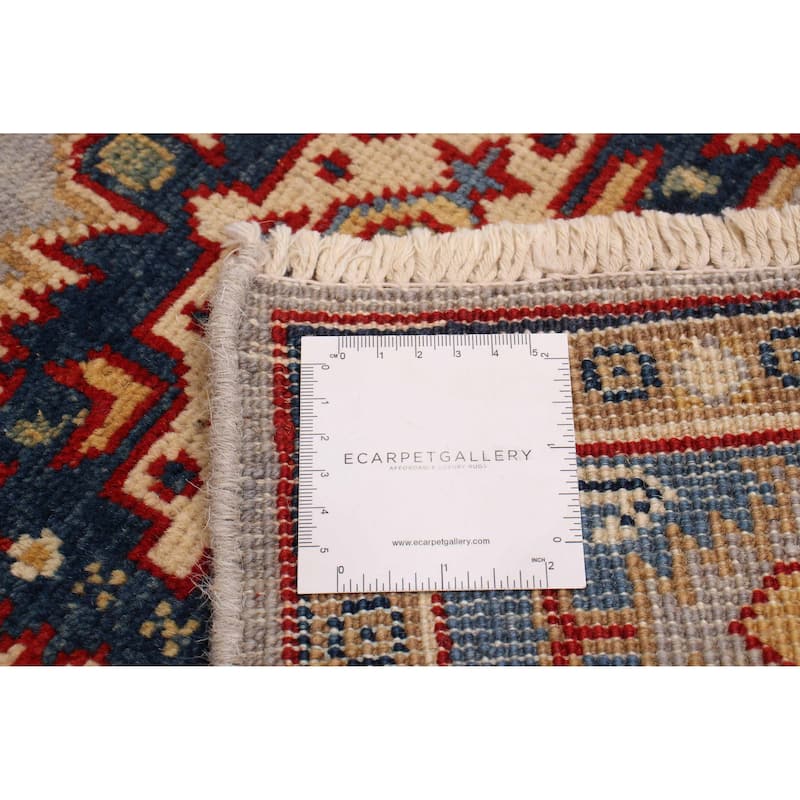 ECARPETGALLERY Hand-knotted Uzbek Ghazni Grey Wool Rug - 2'8 x 9'9