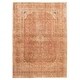 preview thumbnail 1 of 7, ECARPETGALLERY Hand-knotted Antalya Vintage Coral Wool Rug - 9'6 x 13'2 Coral - 9'6 x 13'2