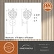 preview thumbnail 5 of 11, Olson 1 Light Mid-Century Modern Wall Sconce Clear Globe Glass - 6-in. W x 16.5-in. H x 7-in. D