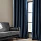 preview thumbnail 79 of 140, Exclusive Fabrics Heritage Plush Velvet Room Darkening Curtain (1 Panel) - Luxurious Single Drapery for Enhanced Room Darkening