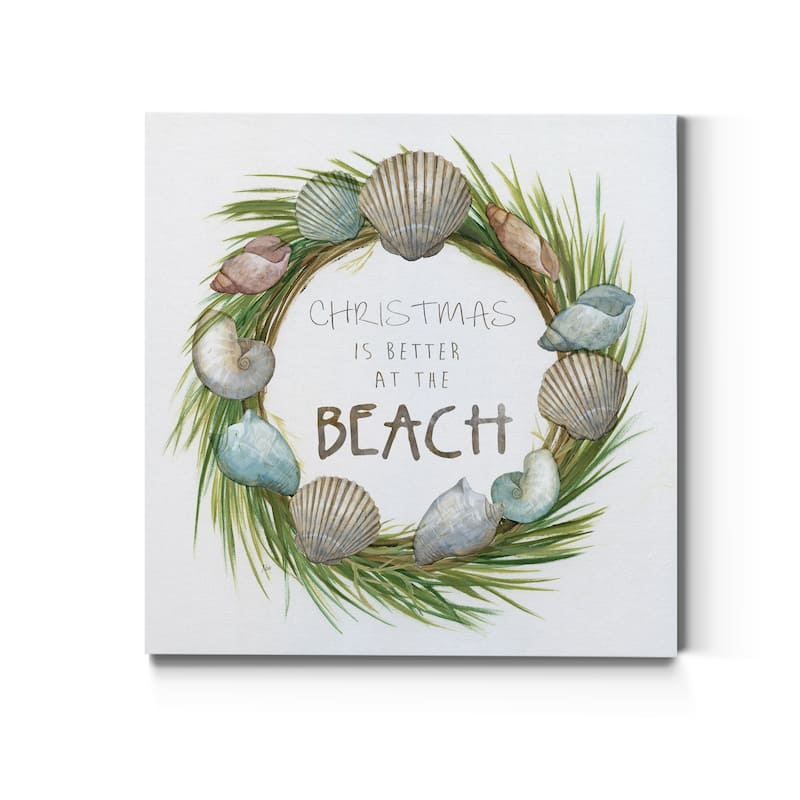 Better at the Beach-Premium Gallery Wrapped Canvas - Ready to Hang