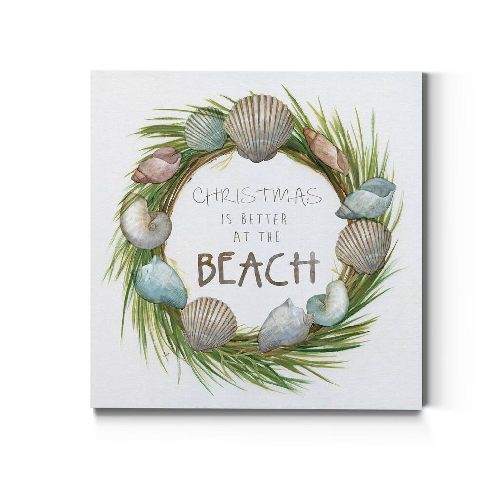 Better at the Beach-Premium Gallery Wrapped Canvas - Ready to Hang
