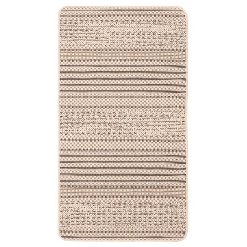 ECARPETGALLERY Cabana Indoor/ Outdoor Rug - 2'2 x 3'11 - Tan