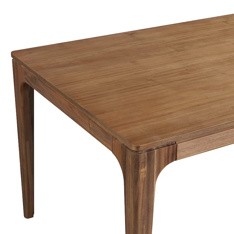NPD Furniture Hereford 78" Acacia Wood Dining Table