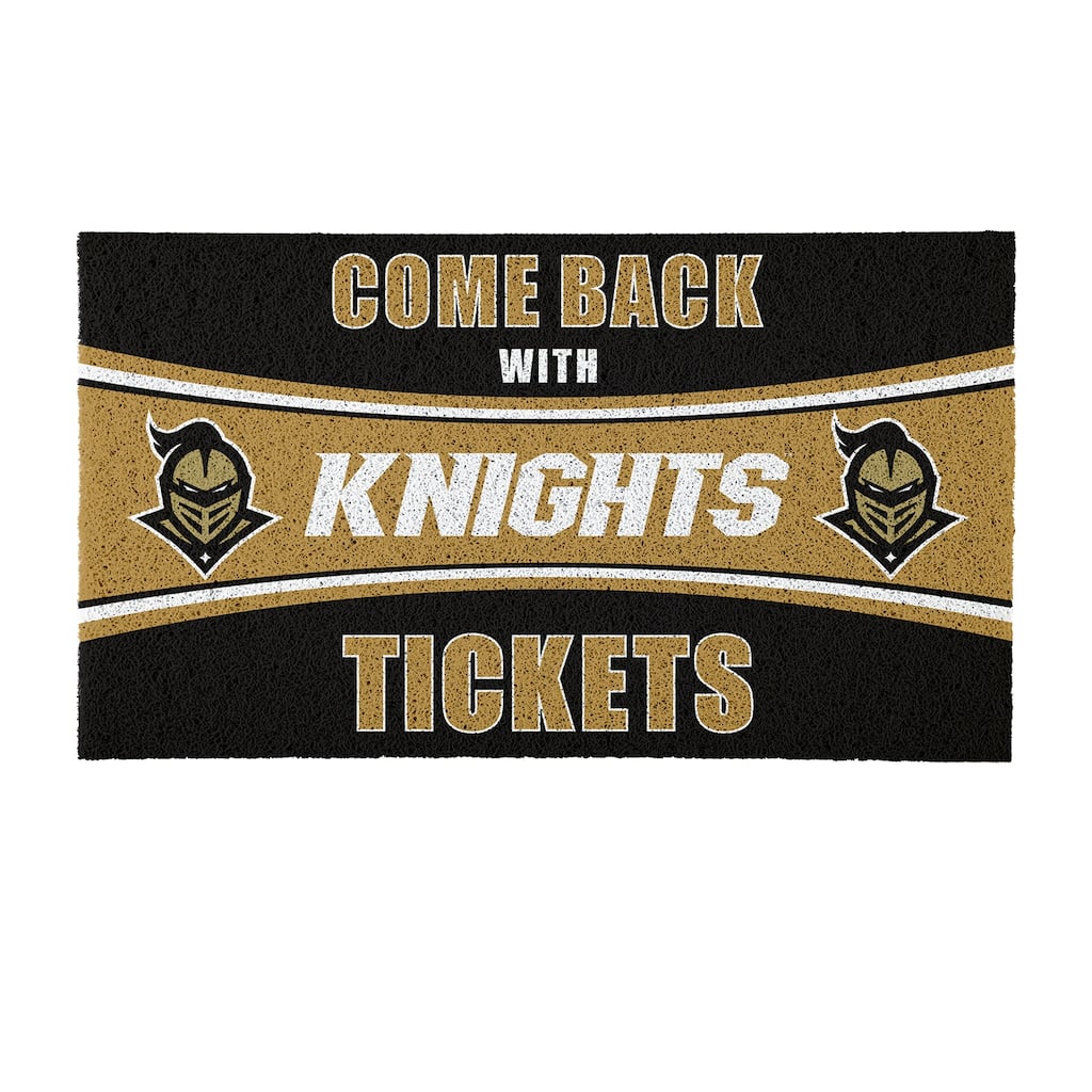 Georgia Southern University 28 in. x 16 in. PVC "Come Back With Tickets" Trapper Door Mat