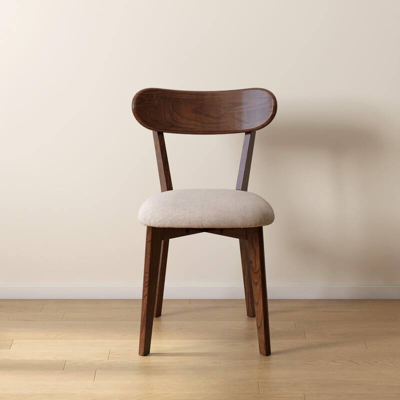 Mid Century Style Solid Wood Frame Dining Chair