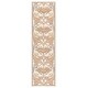 preview thumbnail 47 of 68, SAFAVIEH Handmade Earthly Treasure Kara Traditional Oriental Wool Rug 2'3" x 8' Runner - Ivory/Grey