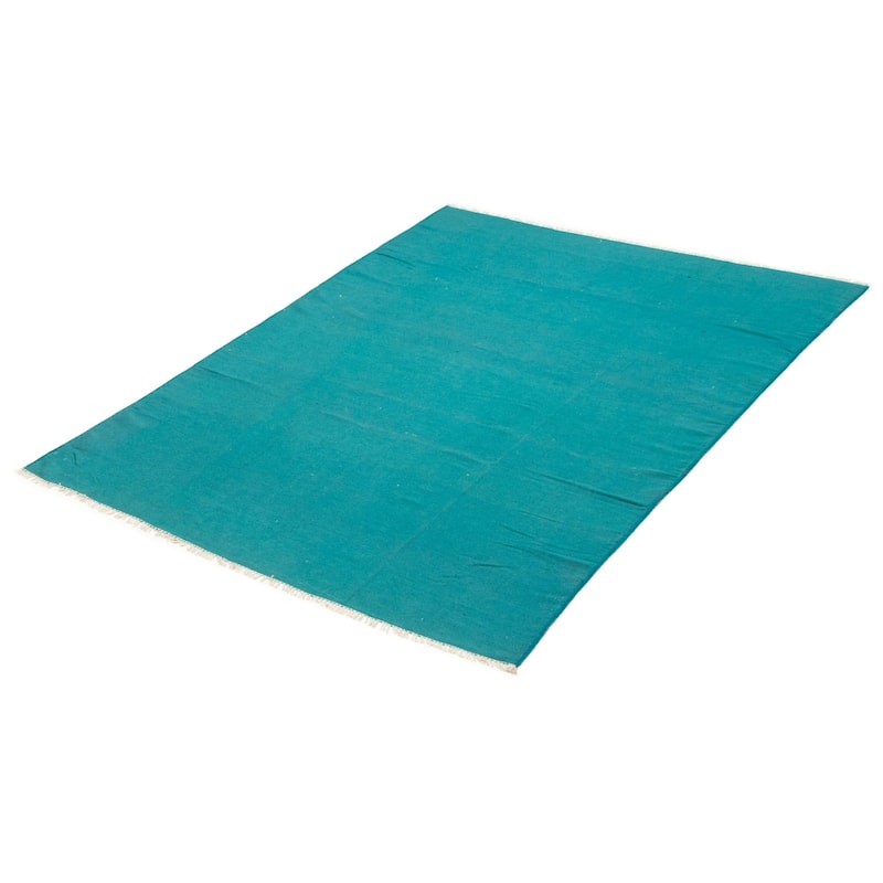 Ankara FW Teal Kilim 5'9" x 8'1" - 5'9 x 8'1