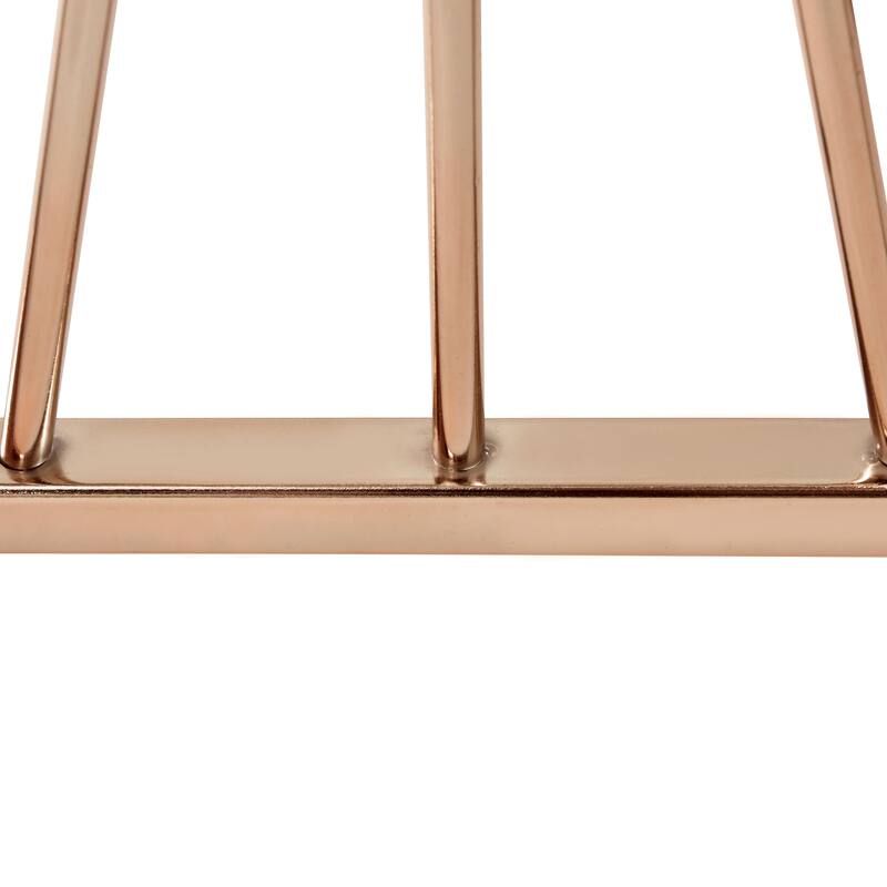 Anjah Contemporary Gold 5mm Metal Wall Mirror by Furniture of America