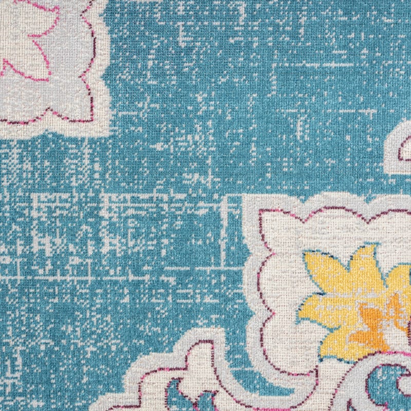 Sevita Boho Transitional Medallion Area Rug