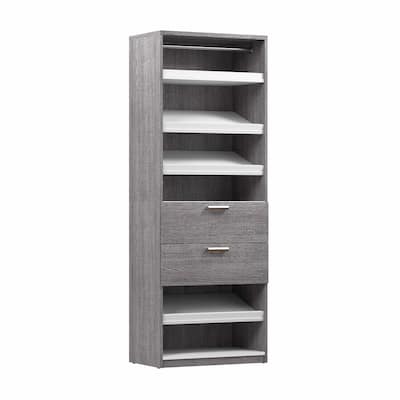 Cielo by Bestar 29.5-inch Shoe/Closet Storage Unit with drawers